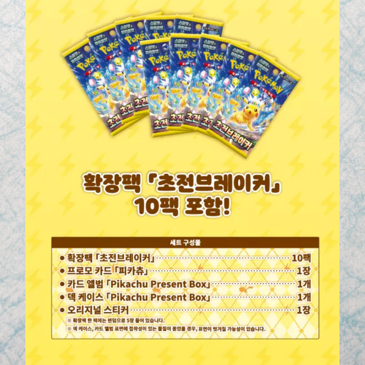 Korean-Exclusive Pikachu Present Box [KR]